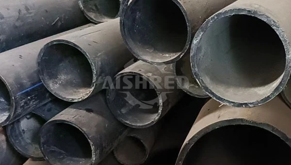 HDPE Pipe Shredder for Waste HDPE Pipe Size Reduction