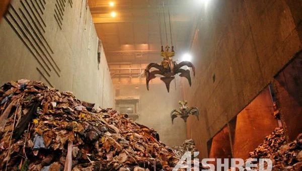 Shredder Plant for Waste to Energy Processing