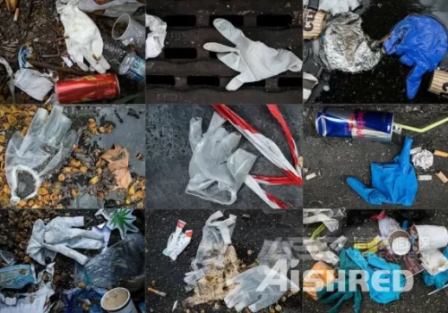 Glove Waste Shredder, High Efficiency and Energy Saving