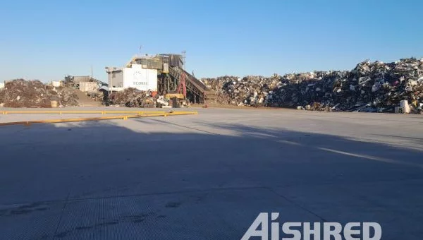 Using AIShred Double-Shaft Shredders to Recycle Scrap Steel