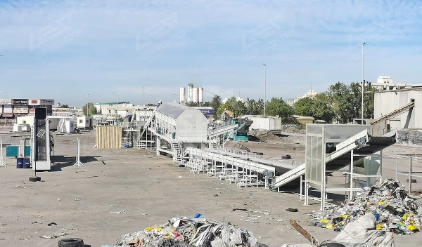 10 TPH Municipal Solid Waste Sorting Plant in the UAE: Simple, Robust, and Cost-Effective