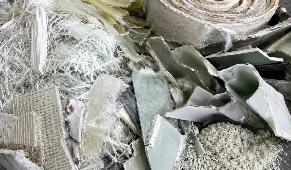 Fiberglass Waste Recycling Line: Double-Shaft Shredder + Granulator Solution