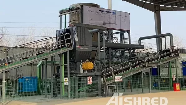 Convert Textile Waste to SRF with AIShred Industrial Waste System