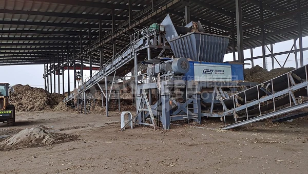 GD Series Double Shaft Shredder—Biomass Shredding Expert for Paddy Straw & Napier Grass