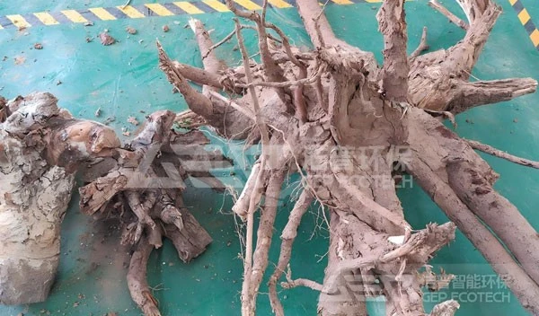 Heavy Duty Tree Root Shredder | Dual Shaft Shredder for Wood Waste Recycling