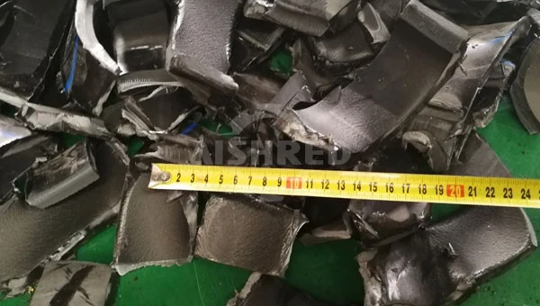 HDPE Pipe Shredder for Waste HDPE Pipe Size Reduction