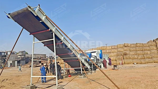 Tailored Drum Chipper Assists Efficient Processing of Straw Bales