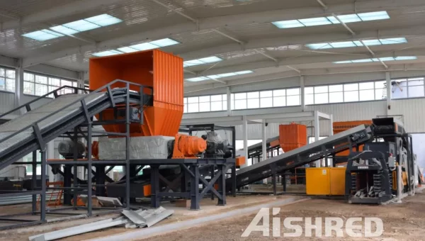 ASR and E-Waste Processing with AIShred Shredder