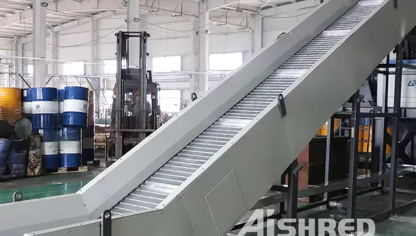 AIShred Shredder Machine in Recycling of Waste Oil Drums