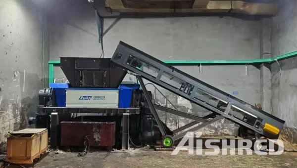 Universal Rotary Shear Twin-Shaft Shredder