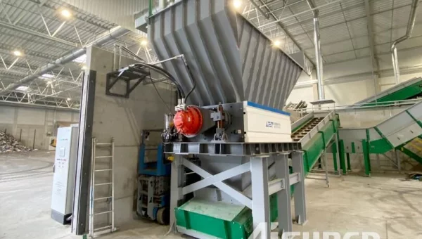 AIShred Optimized Dual-Shaft Shredder for Bulky Waste