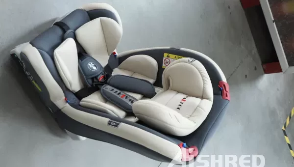 AIShred Destroys Substandard Child Seats