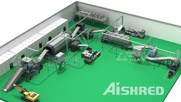 Convert Textile Waste to SRF with AIShred Industrial Waste System